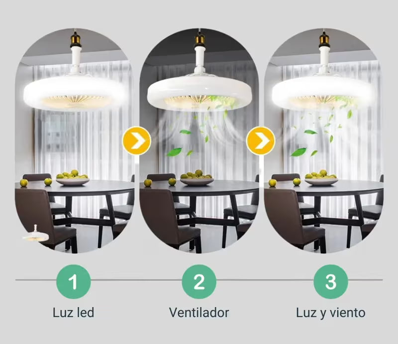 AirLume™ – Ilumina y refresca tu espacio al mismo tiempo, sin ocupar más espacio