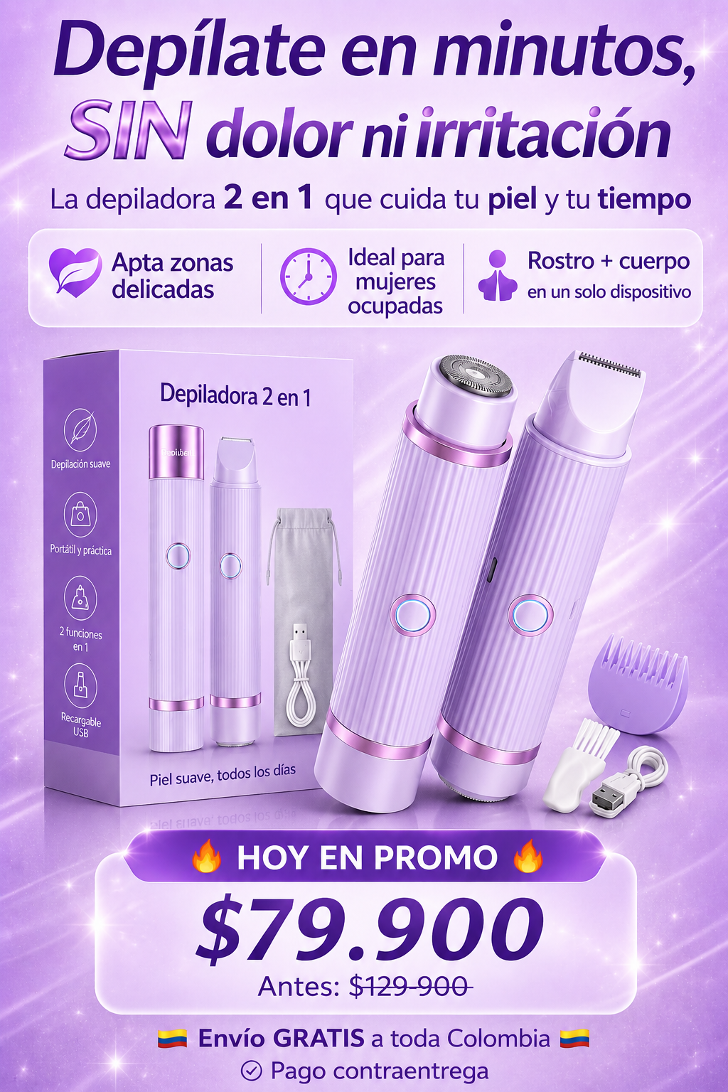 GlowSkin™ - Piel suave, confianza todos los días.