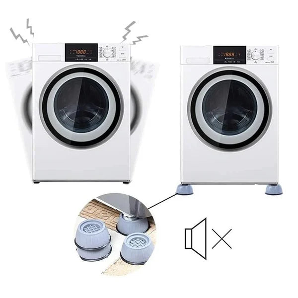 Pads Antivibración Universales (x4) – Lavadora, Nevera y Más