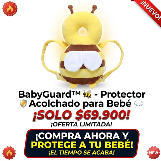 BabyGuard™ 🐝 - Protector Acolchado para Bebé