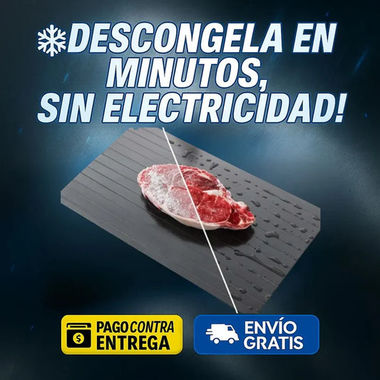 TablaDescongelax – Descongela carne, pollo o pescado hasta 3 veces más rápido.