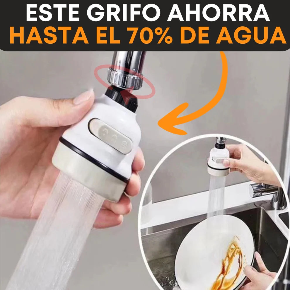 Grifo Giratorio 360° – Ahorra Agua y Gana Comodidad