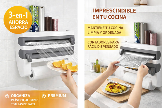 Organizador de cocina 4 en 1: dile adiós al desorden YA