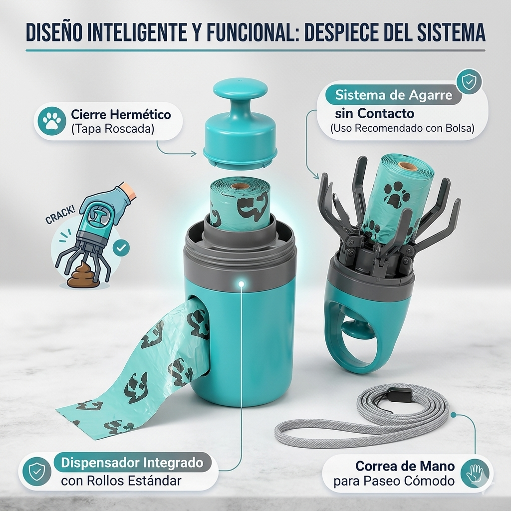 ZeroTacto™ - Recogedor de excrementos para mascotas