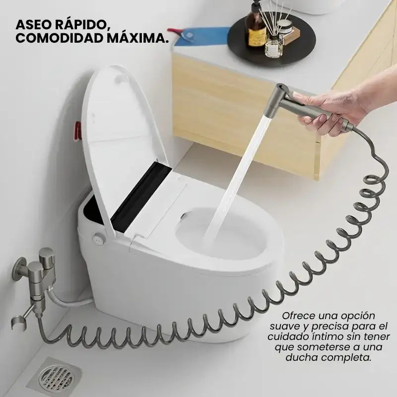 Grifo Doble Salida 2-en-1 | Controla Flujo y Ahorra Agua