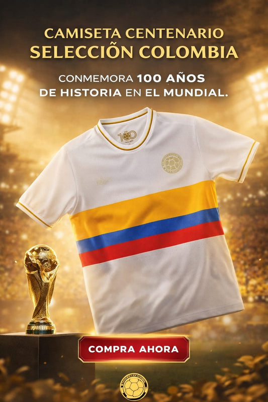 Camisa Oficial Selección Colombia | Edición Centenario 100 Años