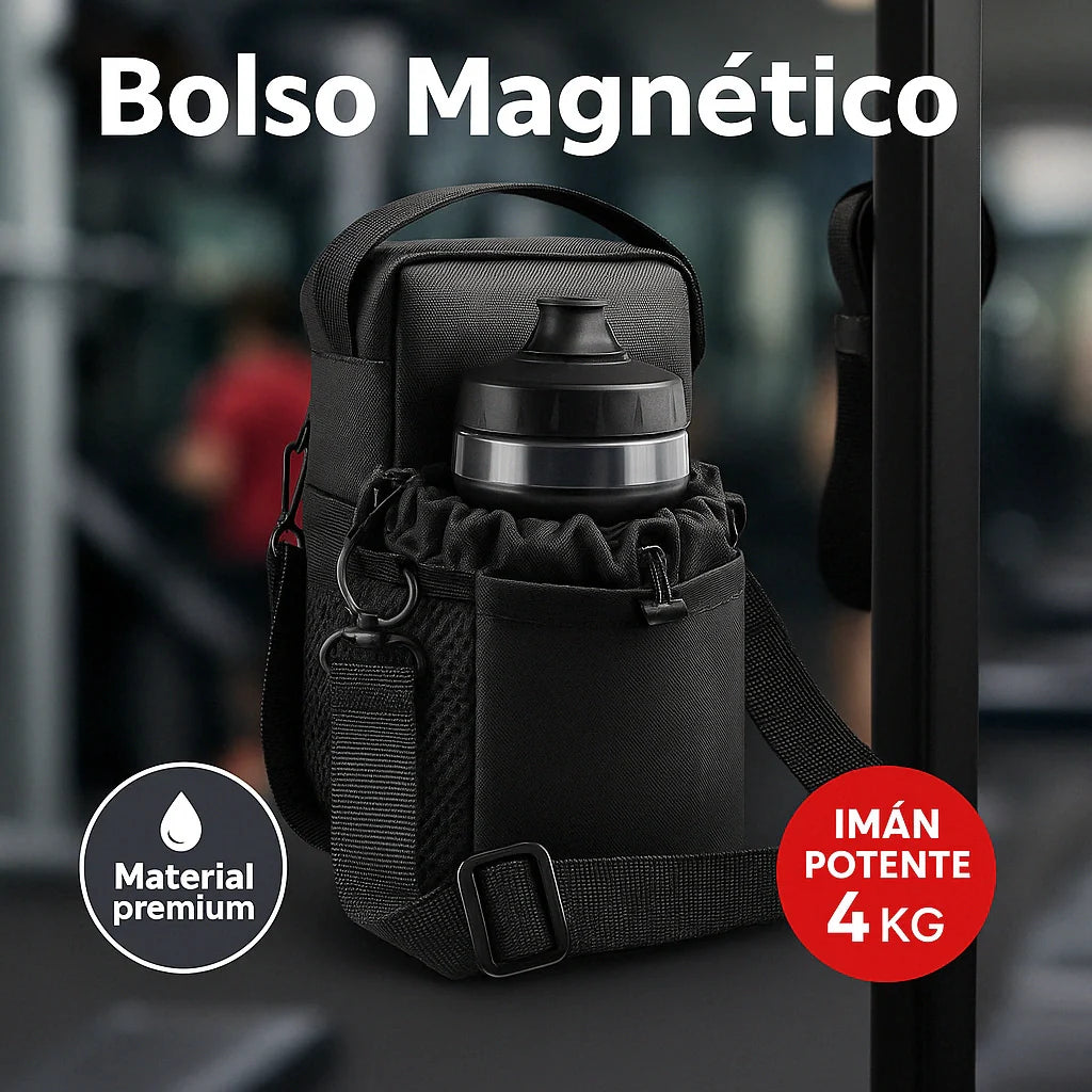 MagBag Pro – Bolso Magnético Todo-en-Uno para Botella y Gimnasio