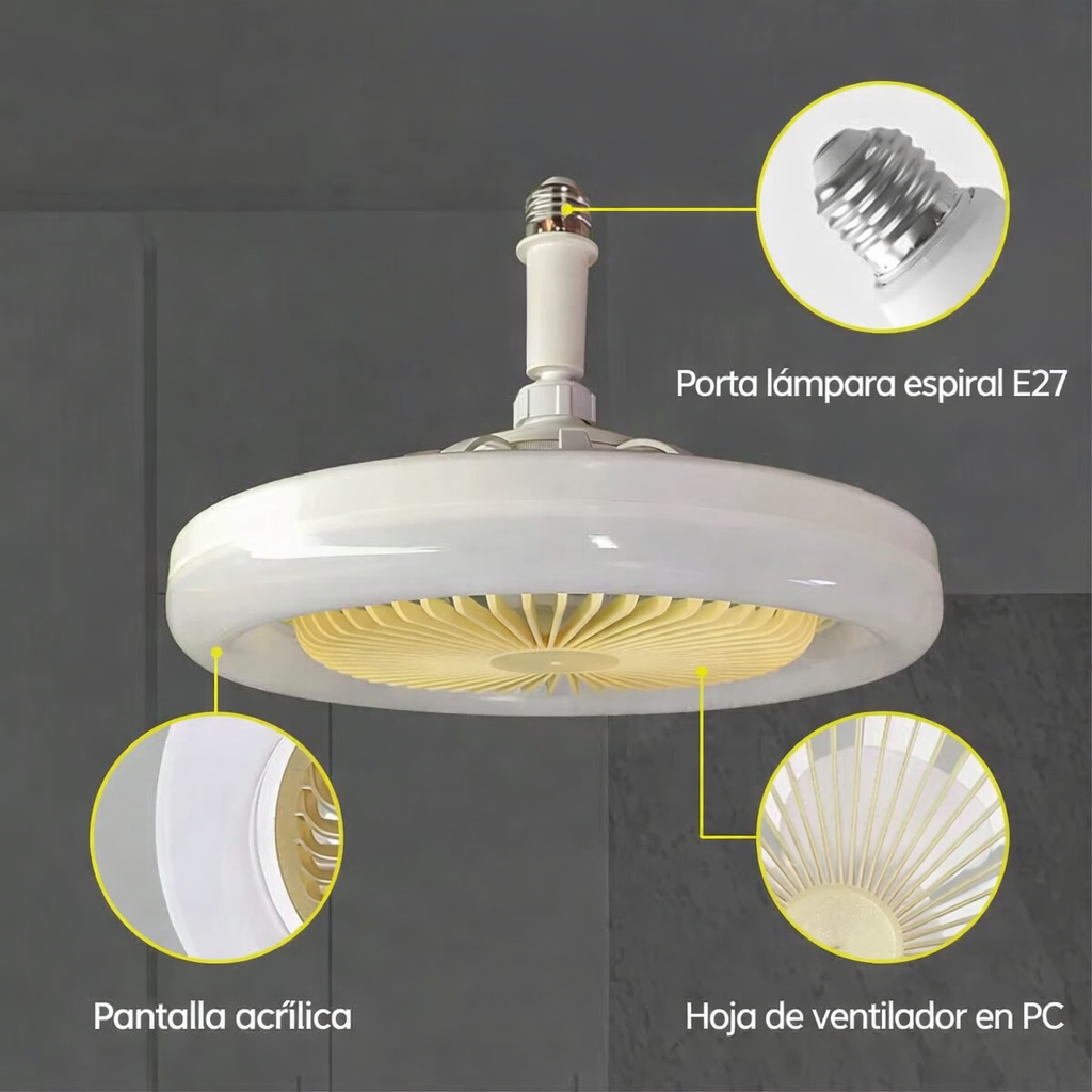 AirLume™ – Ilumina y refresca tu espacio al mismo tiempo, sin ocupar más espacio