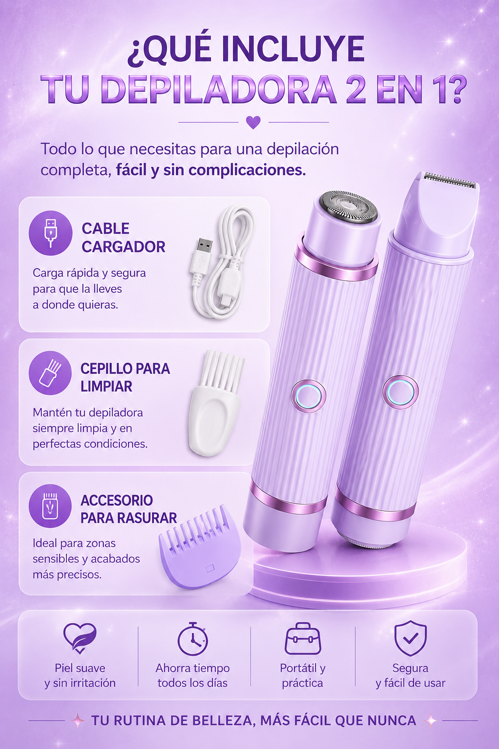 GlowSkin™ - Piel suave, confianza todos los días.